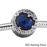925 Silver Snowflake Charm Bracelet with CZ