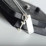 925 Silver Strong Charm Pendant Choker