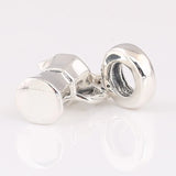 925 Silver Espresso Can Dangle Charm Beads for Women DIY Jewelry