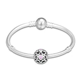 925 Sterling Silver Love Charms Beads for Bracelets, Fits All