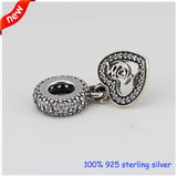 925 Sterling Silver Mum Bracelet Beads with CZ Summer Style