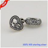 925 Sterling Silver Mum Bracelet Beads with CZ Summer Style