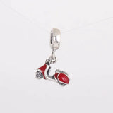 925 Silver Charms Motorcycle Threaded Beads Women DIY Making Jewelry