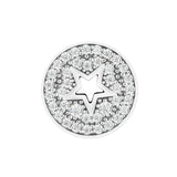 925 Silver Pave & Star Beads for Jewelry Making