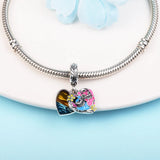 925 Sterling Silver Dangle Charm Beads for DIY Jewelry Making