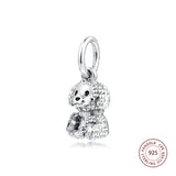 Poodle Puppy Dog Charm for 925 Bracelets