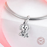 Poodle Puppy Dog Charm for 925 Bracelets