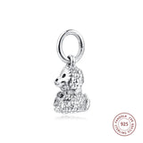 Poodle Puppy Dog Charm for 925 Bracelets