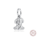 Poodle Puppy Dog Charm for 925 Bracelets
