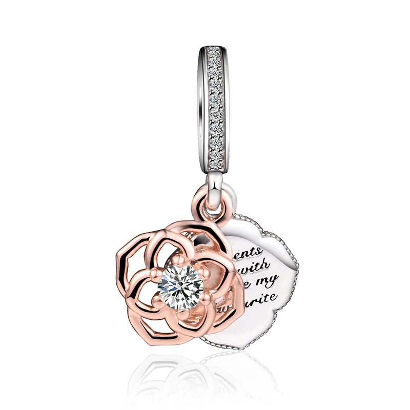 European 925 Bracelet Charms Sterling Silver Beads Jewelry Making