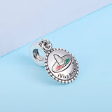 Fits Europe 925 Bracelet Love Mexico Charms Sterling Silver Beads For