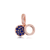 925 Sterling Silver Crystal CZ Beads for Jewelry Making