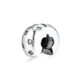 925 Sterling Silver Leaves Clip Charms for Jewelry Making