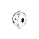 925 Sterling Silver Leaves Clip Charms for Jewelry Making