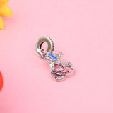 925 Sterling Silver Phoenix Dangle Charm DIY Beads