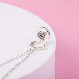 Europe Bracelet 925 Sterling Silver Floating Locket Charms CZ Beads