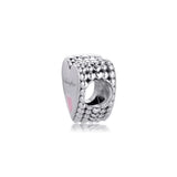 925 Sterling Silver Goddaughter Heart Charms Beads for Jewelry Making
