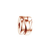 925 Sterling Silver DIY Ribbons Clip Stopper Beads