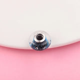 Europe Bracelet Charms 925 Sterling Silver Midnight Glass Beads