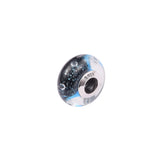 Europe Bracelet Charms 925 Sterling Silver Midnight Glass Beads