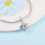 Europe Bracelet Charms 925 Sterling Silver Patronus Winged Key Pendant