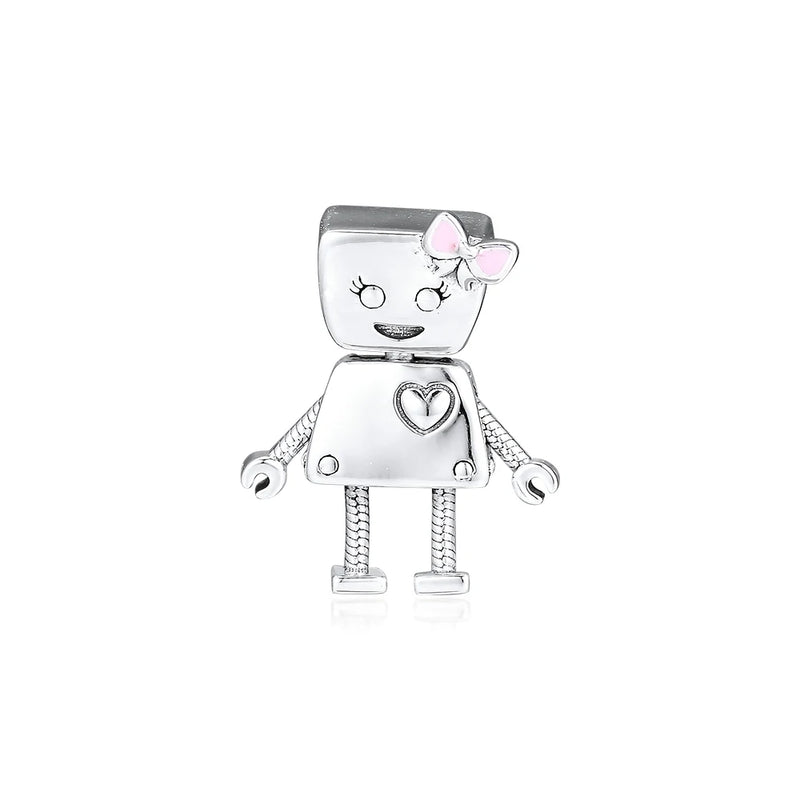 Bella Bot Charm 925 Sterling Silver Jewelry Kralen