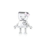 Bella Bot Charm 925 Sterling Silver Jewelry Kralen
