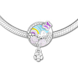 Flower Colour Story Charms 925 Silver Beads for Jewelry Making
