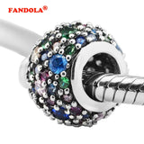Europe Bracelet Pave CZ Charms 925 Silver DIY Beads for Jewelry