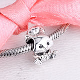 925 Sterling Silver Squirrel Charm Animal Beads for Jewelry Making DIY Gift