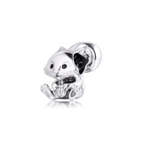 925 Sterling Silver Squirrel Charm Animal Beads for Jewelry Making DIY Gift
