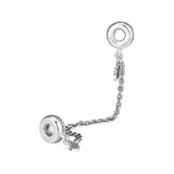 925 Silver Galaxy Safety Chain Charms for Bracelet Making