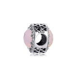 925 Sterling Silver Radiant Hearts Charm Beads for Jewelry Making