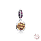 925 Sterling Silver Crystal Beads Lucky Charms