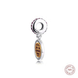 925 Sterling Silver Crystal Beads Lucky Charms