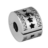 European Starry Formation Clip Charms 925 Sterling Silver Beads