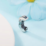 925 Silver Tropical Starfish & Shell Clip Beads for Jewelry Making