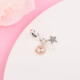 DIY 925 Silver Triple Dangle Charms for Jewelry Making