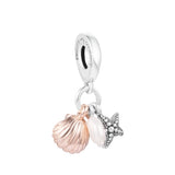 DIY 925 Silver Triple Dangle Charms for Jewelry Making