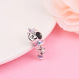 Mrs.Potts & Chip Dangle Charms 925 Silver DIY Beads