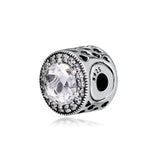 Patience Essence Beads with CZ 925 Silver Charms