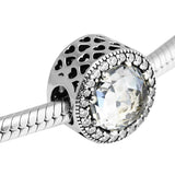 Europe Bracelets Radiant Hearts Beads 925 Sterling Silver Charms