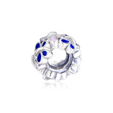 Butterfly Spacer Charm 925 Silver Beads for Bracelets DIY Jewelry Making