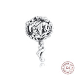 925 Sterling Silver Music Notes Charm Bead for Bracelets