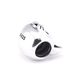 925 Sterling Silver Curious Cat Charm Bead for Bracelet Jewelry Making