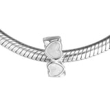 Europe Charms 100% Sterling Silver Love Beads with Enamel
