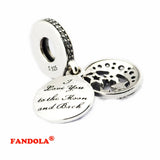 Night Sky Beads with Midnight Enamel for European Charms Bracelets