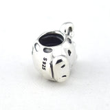 925 Sterling Silver Giraffe Bead for European Charm Bracelets