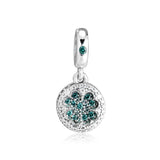 Lucky Four-Leaf Clover Charm for Bracelets