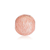 Rose Matte Brilliance Clip Charm Sterling Silver